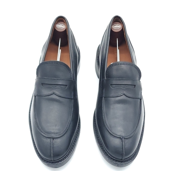 Allen Edmonds DENALI Penny Loafers Black Leather Slip On Men\'s Size 7.5 D